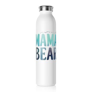 Aqua Mama Bear Stainless Steel Slim Water Bottle