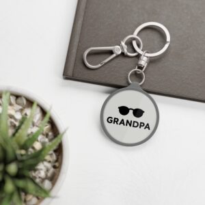 Cool Grandpa Keychain Tag