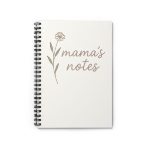 Earth Wildflower Mama’s Notes Compact 8″ Spiral Notebook