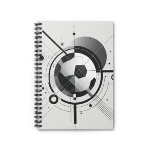 Geo Soccer 8″ Compact Spiral Notebook