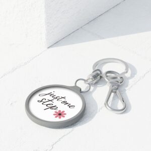 Just One Step Keychain Tag