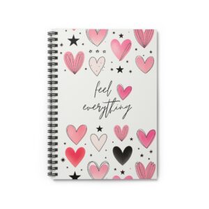 Feel Everything Watercolor 8″ Compact Spiral Notebook