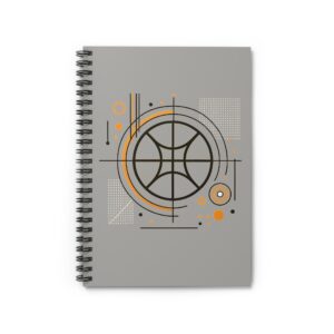 Geo Basketball 8″ Compact Spiral Notebook