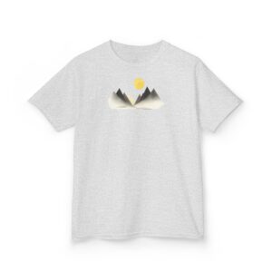 Geo Mountain Sunrise Youth T-Shirt