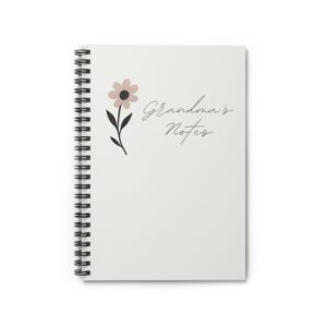 Grandma’s Notes 8″ Compact Spiral Notebook