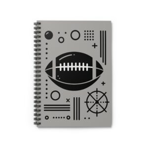 Abstract Geo Football Compact Spiral Notebook