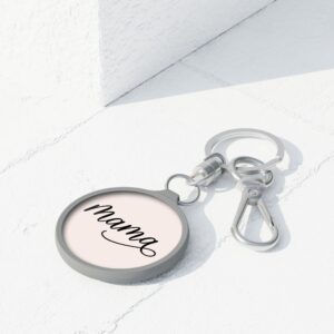 Mama Script Keychain Tag