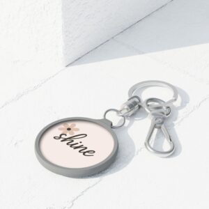 Shine Wildflower Keychain Tag