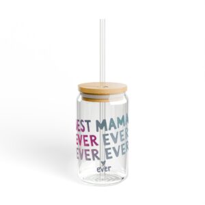 Best Mama Ever Ever Glass Tumbler