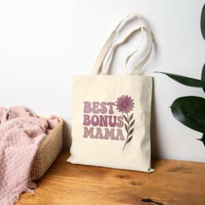 Best Bonus Mama Canvas Tote Bag
