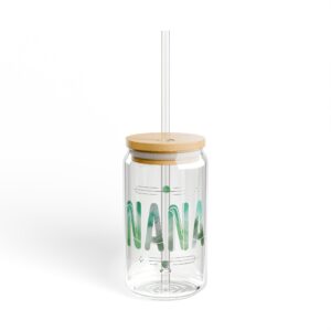 Mint Nana Glass Tumbler