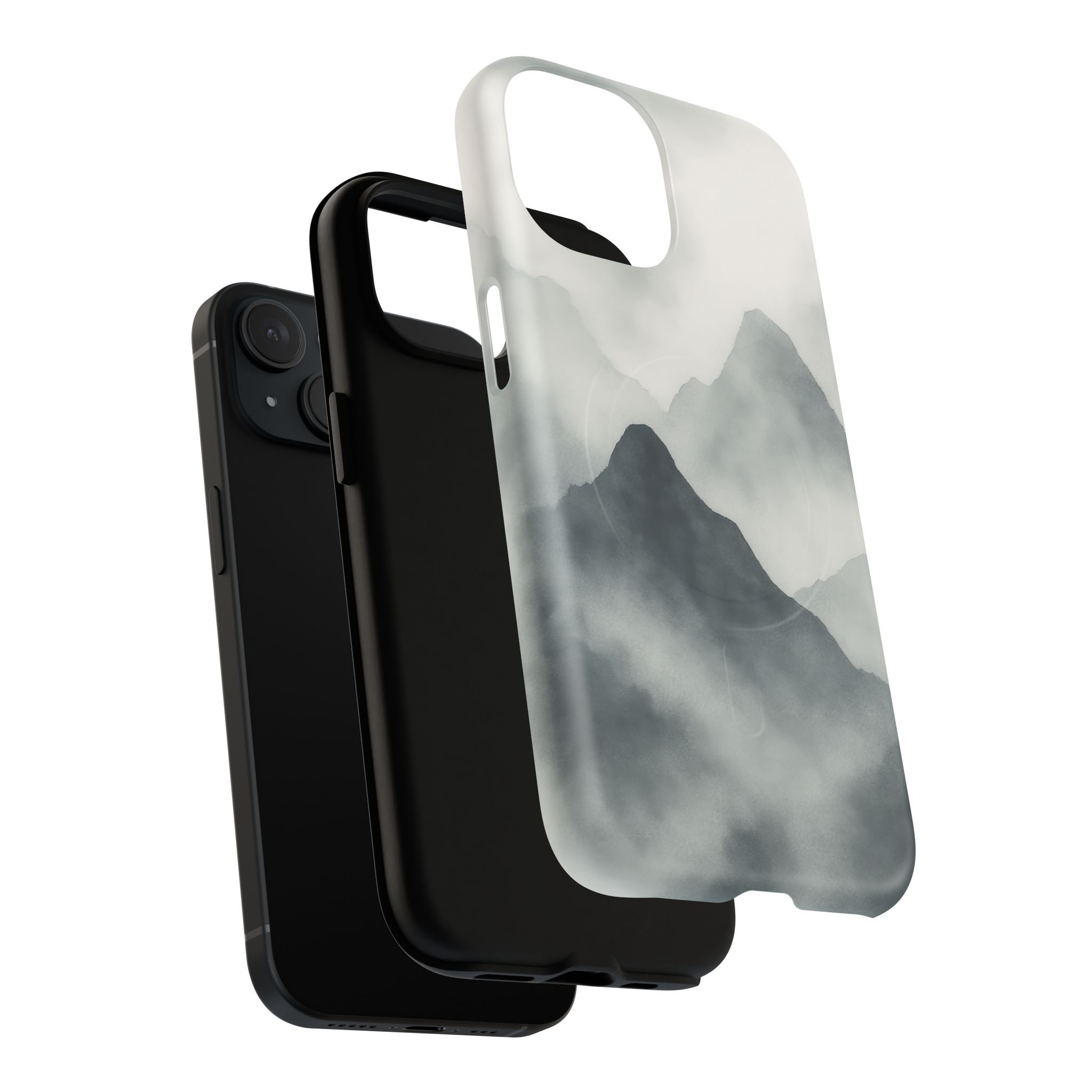 Gray Himalayan Fog Magnetic Phone Case