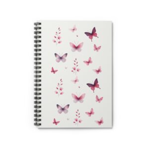 Butterfly Wildflower 8″ Compact Spiral Notebook