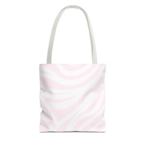 Blush Zebra Stripe Tote Bag