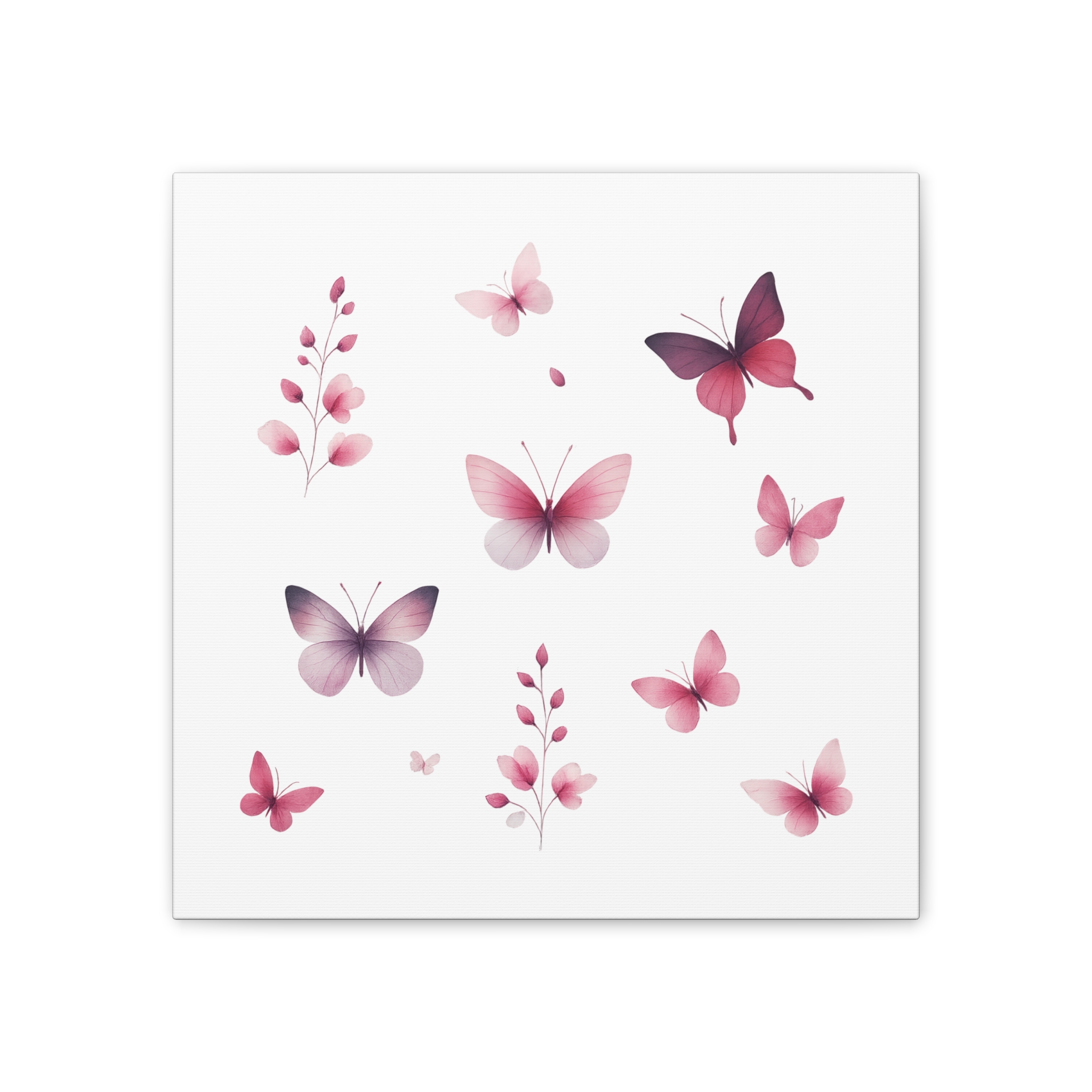 Butterfly Field Canvas Stretched, 0.75″