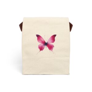 Fuchsia Butterfly Lunch Tote