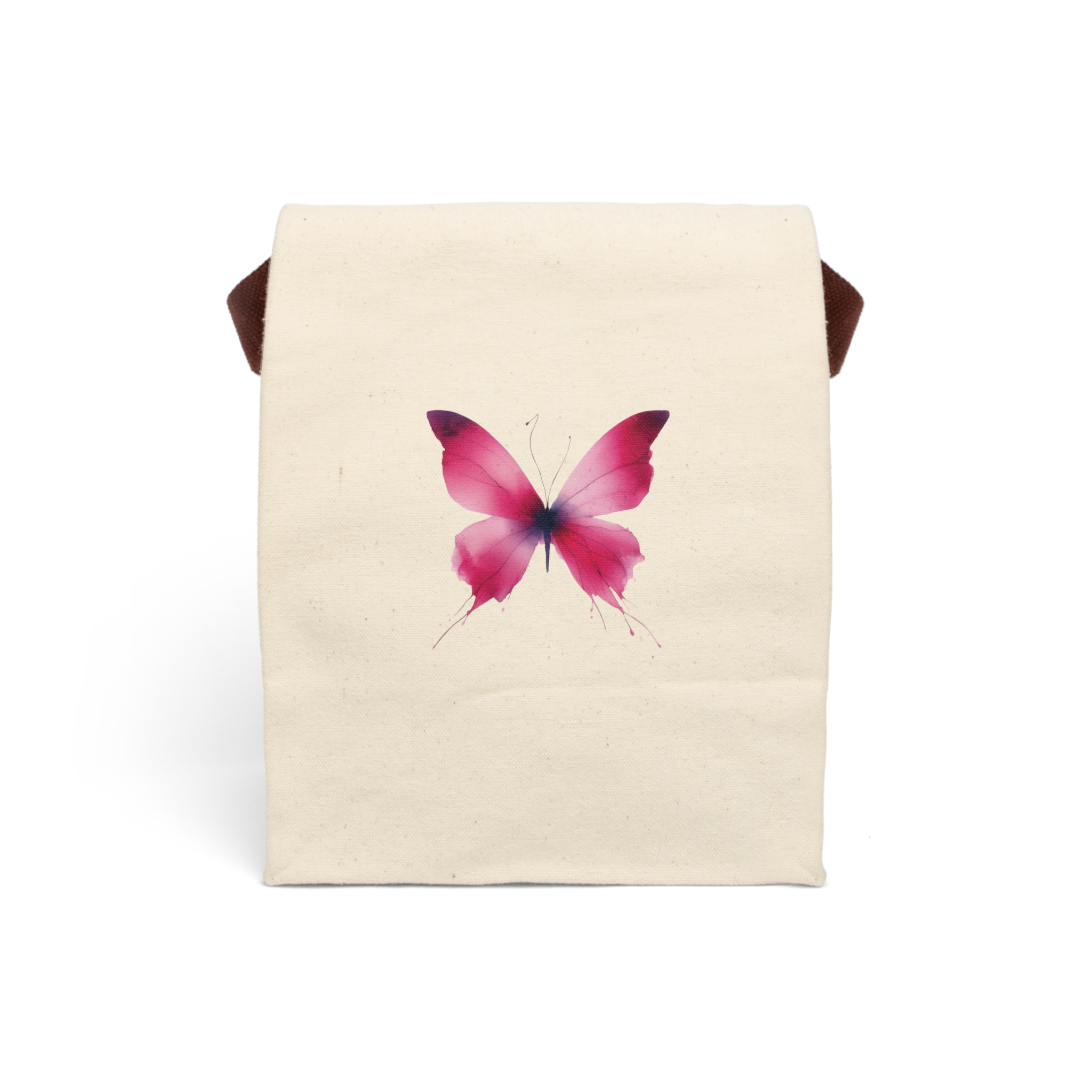 Fuchsia Butterfly Lunch Tote