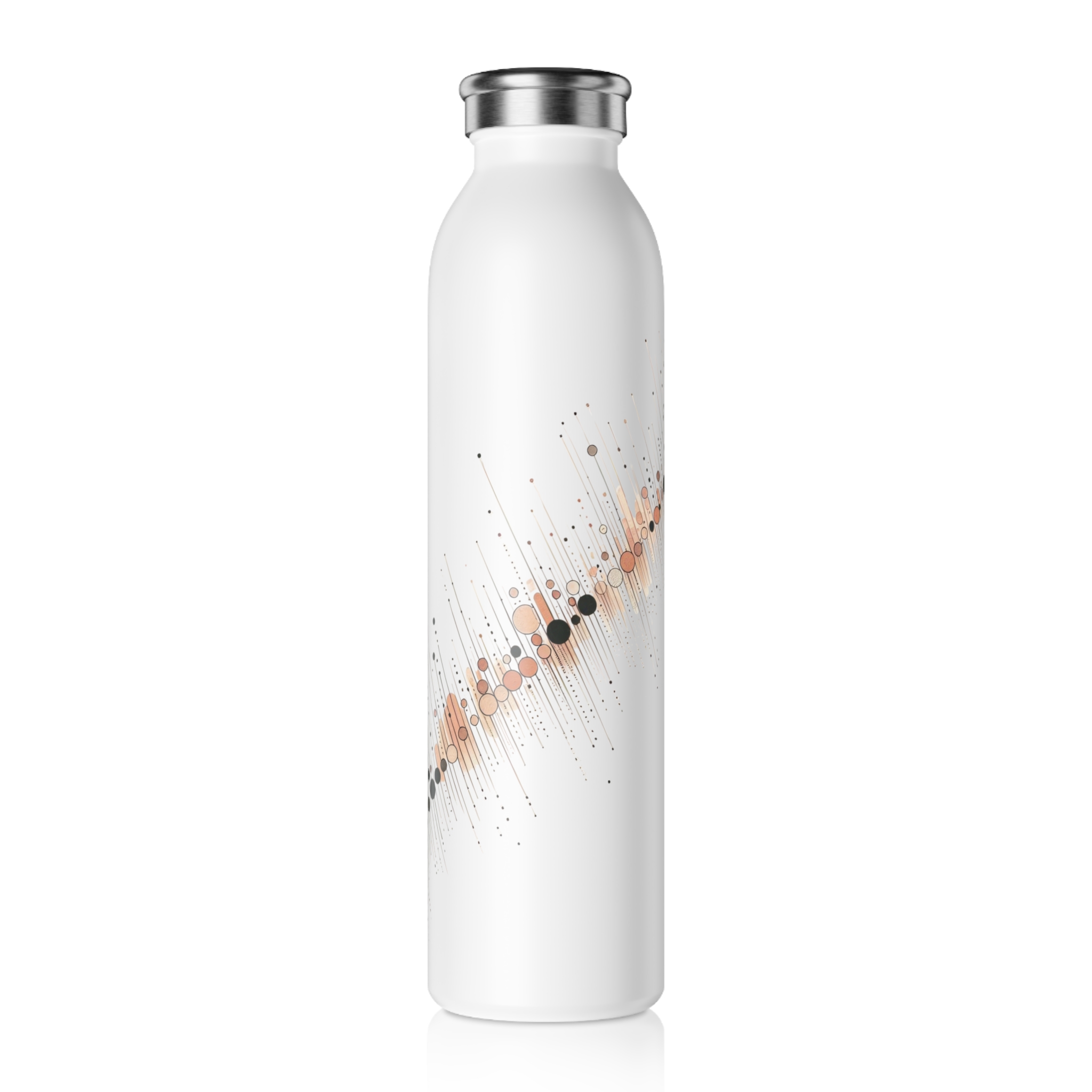 Geo Path Stainless Steel Slim Water Bottle
