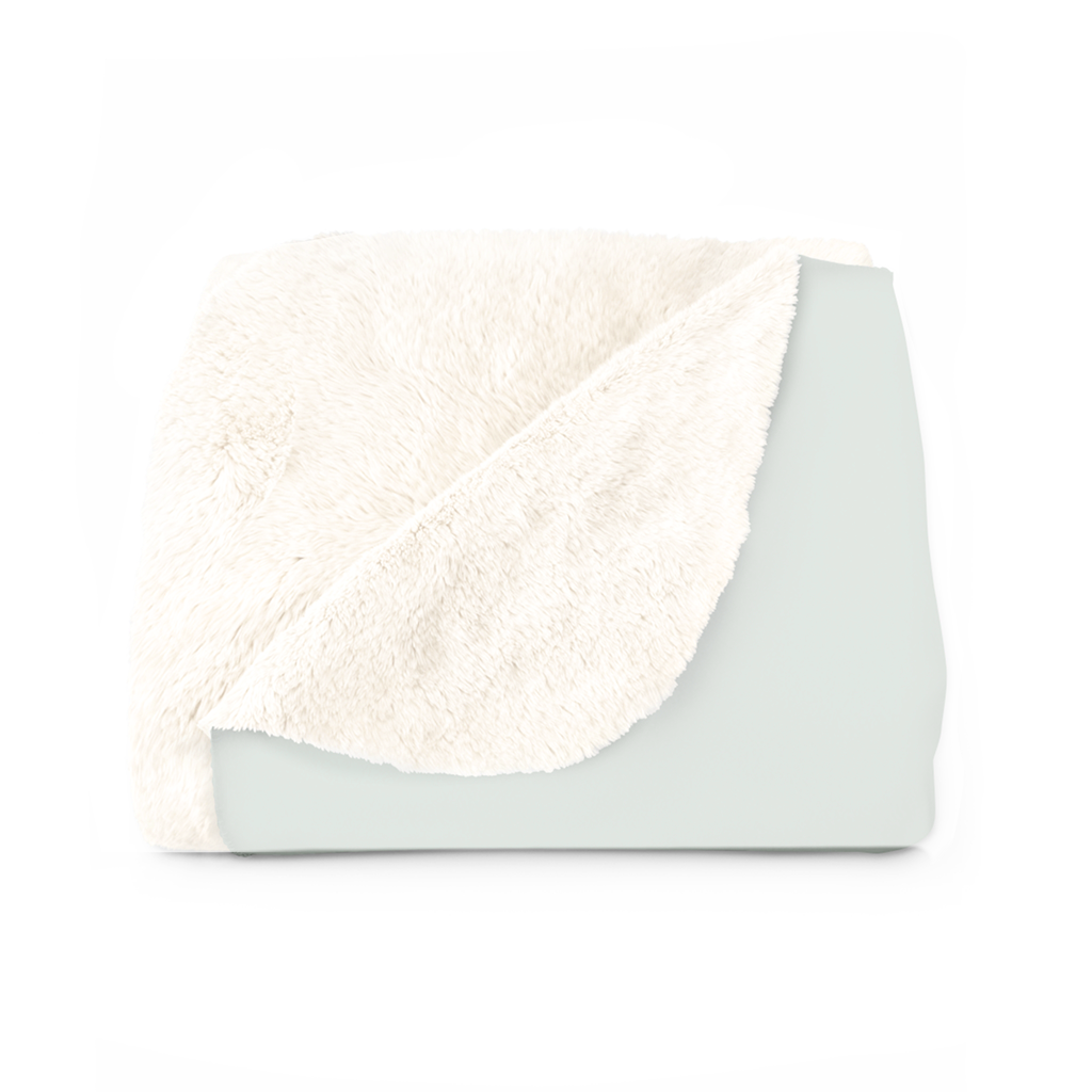 Glacier Mist Cloud Sherpa Throw Blanket