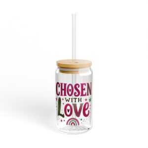 Chosen With Love Glass Tumbler