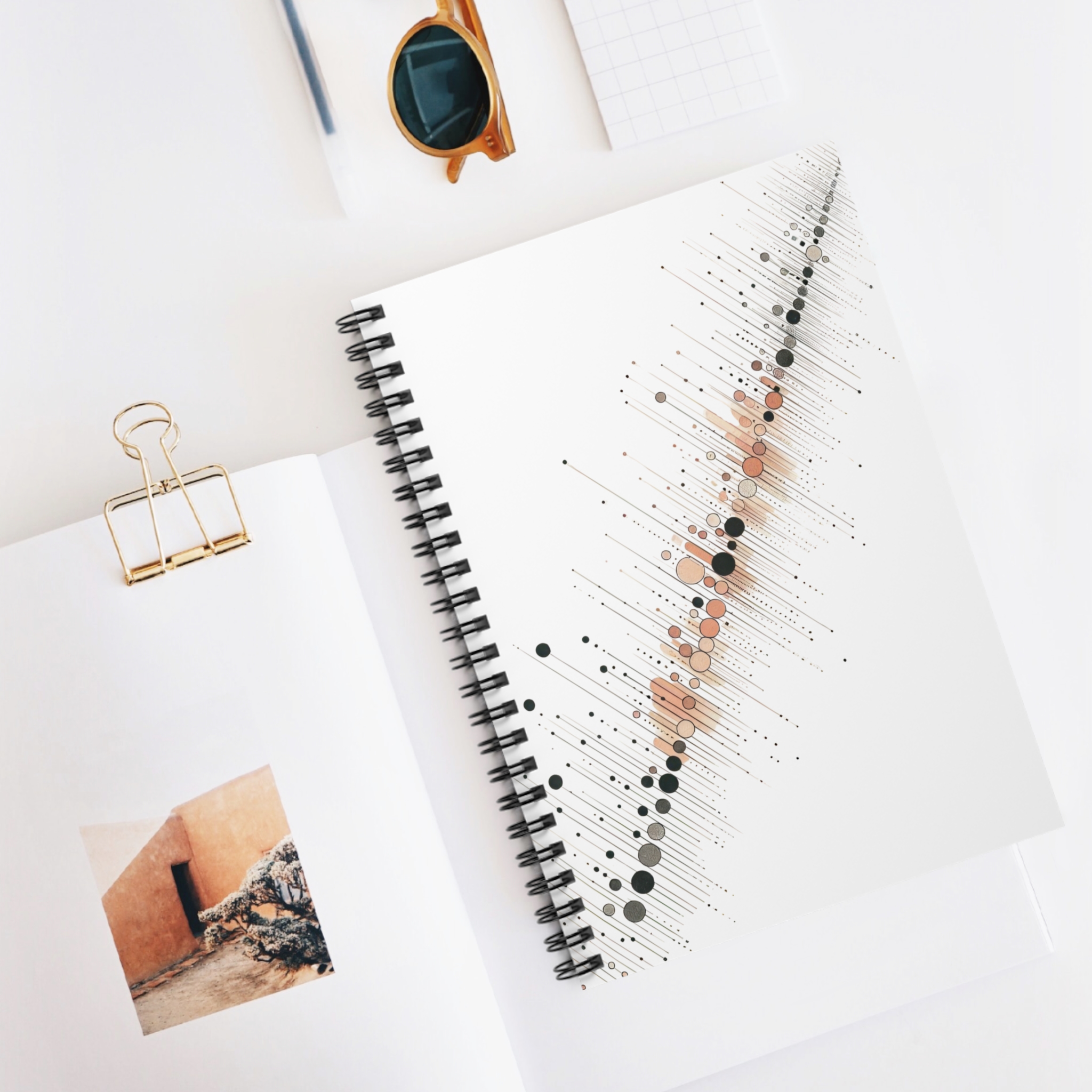 Geo Path 8″ Compact Spiral Notebook