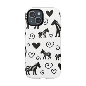 Zebra Love Magnetic Phone Case