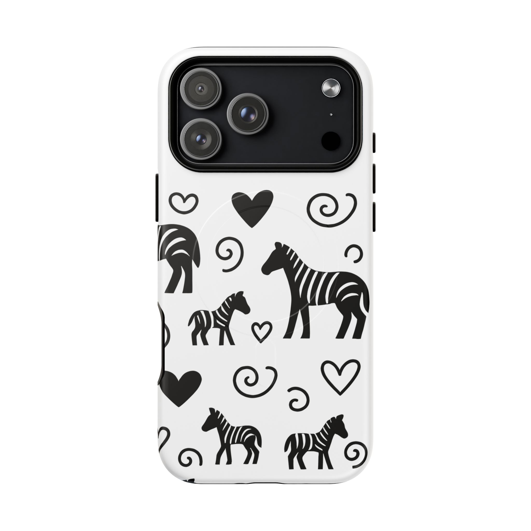 Zebra Love Magnetic Phone Case