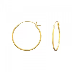 Timeless Gold Hoop Earrings 25 mm